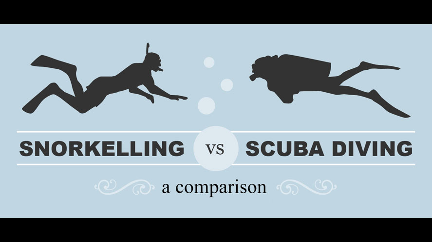 Snorkelling vs Scuba diving